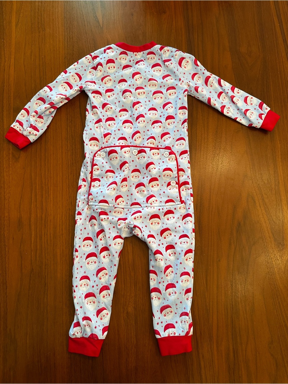 Cecil and Lou Santa Print Holiday Pajama One-Piece Boys size 18-24 months